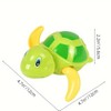 Cute Turtle Design Wind Up Toy, 1 Count Cartoon Turtle