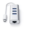 SATECHI Hub Type-C 3xUSB&Ethernet Silver