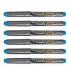 PILOT Set of 6 Fountain Pens V-Pen Ink Colour turquoise