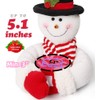 D-FantiX Christmas Curtain Buckle Tieback Set of 2, Santa Snowman