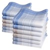 "Lewis" man handkerchiefs - 16" square - 12 units