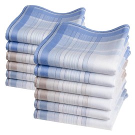 "Lewis" man handkerchiefs - 16" square - 12 units