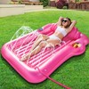 Inflatable Tanning Pool Lounger Float, 71" x 47" Large Pool