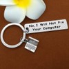 Baipilu Computer Programmer Gift Keyring Funny Keyring Gift No I