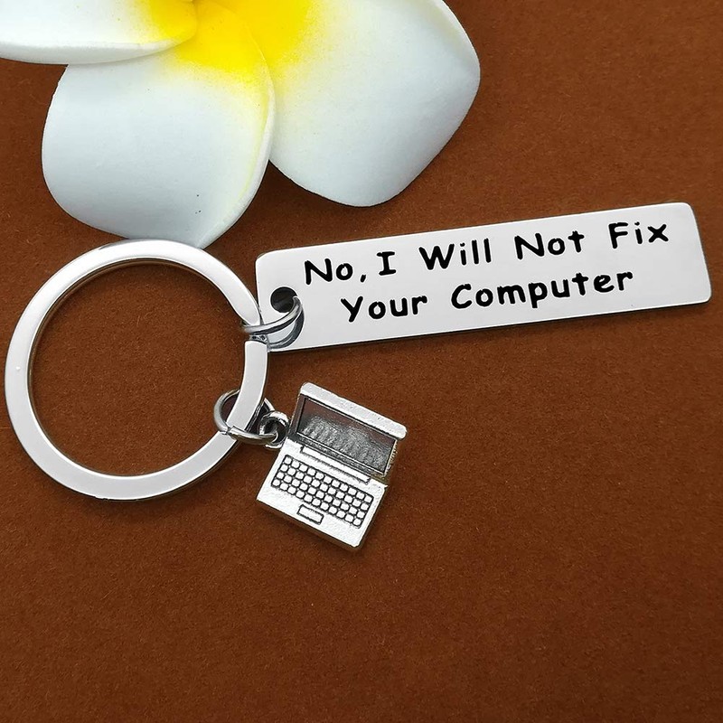 Baipilu Computer Programmer Gift Keyring Funny Keyring Gift No I