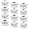 ENSLI 12 Pack Solar Post Cap Lights, 2 Mode Bright