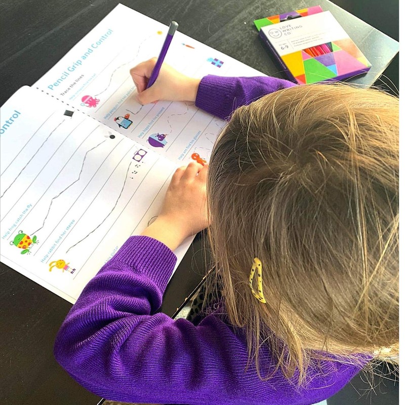 Love Writing Co. Writing Pencils for Children | Age 6,