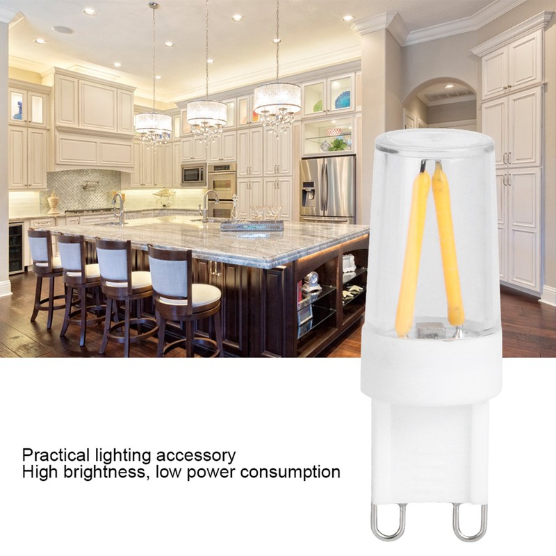10Pcs G9 Base LED Light Bulbs 1.5W AC110V BiPin Bulb