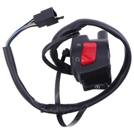 WQSING Right Handlebar Start Stop Kill Switch Compatible with Honda CBR600 CBR600F4i CBR600RR 2001-2006 CBR 600 F4i 01-06 35013-MBW-A12 35013-MBW-A11 35013-MBW-A10 Throttle Starter Hand Control Switch