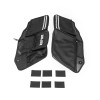 MOFUN 2 Pack Motorcycle Saddlebag Organizers for Harley Road King