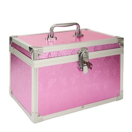 Caja de bloqueo de medicamentos de 12 x 7 x 7.5 pulgadas con llave, caja de bloqueo con estuche de almacenamiento portátil, cajas de seguridad para al