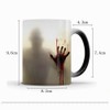 LINGSTAR The Walking Dead Keramik-Tasse mit Thermoeffekt und Zombie-Motiv