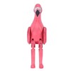 Flamingo Shelf Sitters with Dangling Legs for Home décor (Pink)