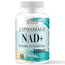Liposomales NAD+ mit Trans-Resveratrol | Hochdosiert 800 mg pro Portion | 60 Softgels – Mit liposomaler Technologie & Hochwertiger Formel (60 stück (1er Pack))
