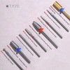 TAYE 3PCS Nail Drill Bits Set , 3/32 " Tungsten