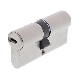 QPlus24 Set of ABUS EC660 35/55 Locking Cylinder with Security Card, 3 Keys and QPlus24 Shopping Trolley Release