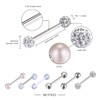 Aroncent Nose Piercing Labret Stud Nose Stud Tongue Piercings Ear