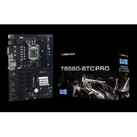 Biostar TB560-BTC PRO i7/i5/i3 LGA 1200 Intel 12 GPU Mining Upgraded Model