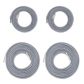CM Cosmos Pack of 4 Replacement Tie Rope Laces Cords for Zero Gravity Chair, Recliner Chair Repair Tool for Lounge Chair, Bungee Chair (Gray)