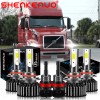 SHENKENUO LED Headlight Hi-Lo BEAM+Fog Bulbs For Volvo VNL VNM