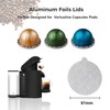 Clinuse Aluminum Foils Lids Seals for Nespresso Vertuo Pods, 100Pcs