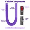Dryer Vent Cleaning Hose for Vacuum Use – Flexible Crevice