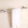 Nokozan Luxury Crystal Series Bathroom Single Towel Bar Wall Mounted,
