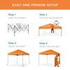 Best Choice Products 10x10ft Easy Pop Up Canopy w/Side Wall,