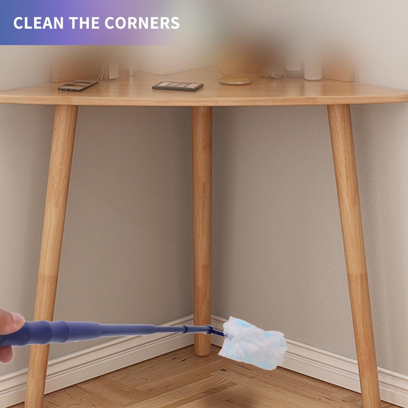 KEUYE Replacement Handles Compatible with Swiffer Duster Refill, Extended Handle,