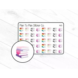 Homemade 1425~~ Reading Time Books Planner Stickers.