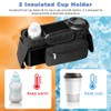 HINATAA Baby Pram Bag Stroller,Baby Stroller Organizer- Detachable Phone Bag