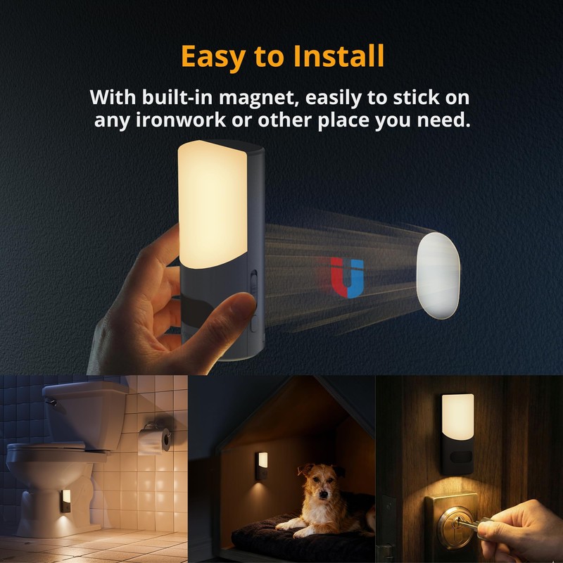 Motion Sensor Wall Sconce (2 Pack), Up & Down Dual