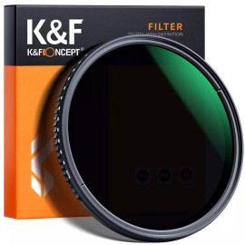 K&F Concept 55mm K&F Nano X ND 1000 3.0 10 Stop Neutral Density Lens Filter IR