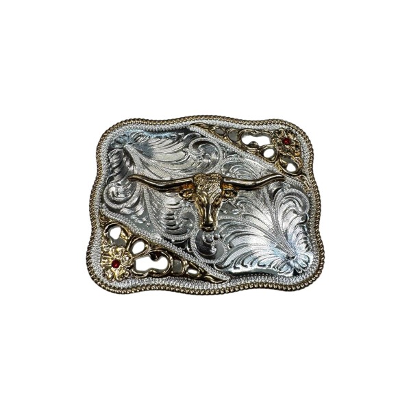 Unbranded Western Style Bull Buckle Hebilla Vaquero con Toro