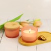 YZEROBAMB 12 Pack 4 OZ Thick Heat-Resistant Glass Candle Jars