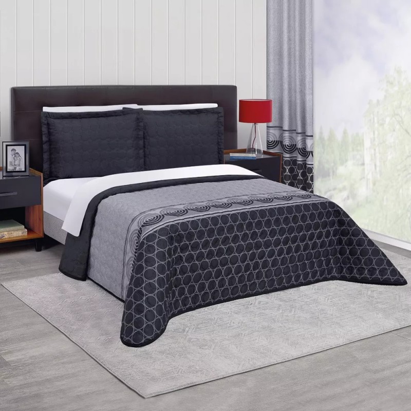 Elefantito Hogar Edredon Matrimonial Ligero Juego De Sabanas Zen Negro