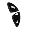 Akozon 2pcs Glossy Black Rearview Mirror Replacement for Chevy 2017?2019