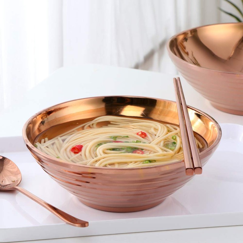 Buyit Ramen Donburi Noodle Bowl Chopsticks Set, For 2 People,