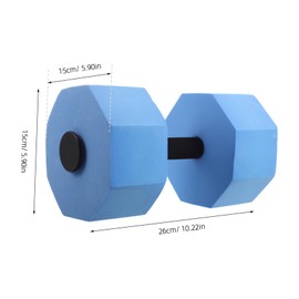 NOLITOY Water Aerobics Dumbbells Aquatic Exercise Equipment for Full Body Workouts Shape with Comfortable Grip Durable and Resistance Weights for Adults