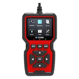 Car OBD2 Scanner Diagnostic Tool Auto Check Engine Light Fault Code Reader with Reset, Live Data and Full OBD II Modes Compatible with Model Year 1996+ Cars & Light Trucks