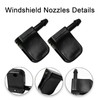 3-way Adjustable Front Windshield Washer Nozzle Kit fit for Ford