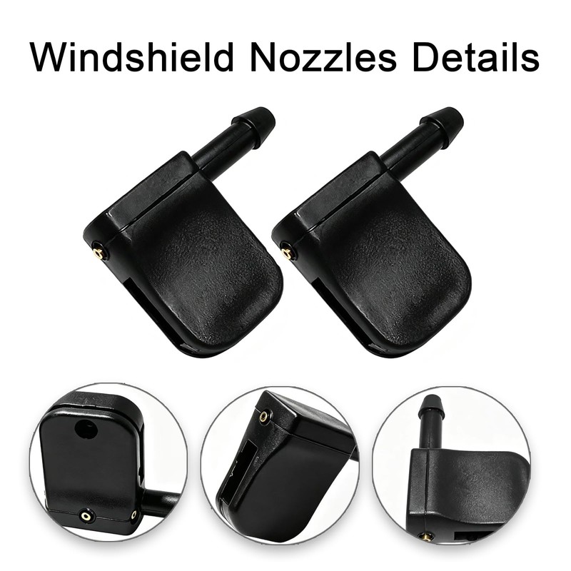 3-way Adjustable Front Windshield Washer Nozzle Kit fit for Ford
