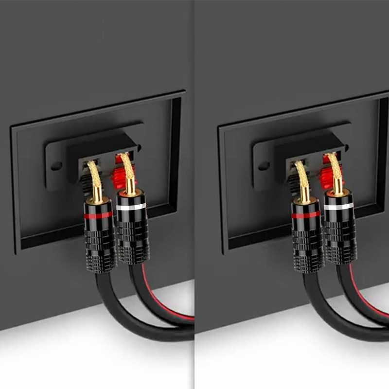 KUYIOHIFI HiFi Flex Pin Banana Plugs, 2mm pin Banana connectors/Plugs,