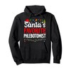 Santa’s Favorite Phlebotomist Cool Christmas Phlebotomy RN Pullover Hoodie