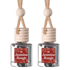 Scented Car Freshener 2 Pack - Long-lasting Fragrance:_Jasmine Rouge
