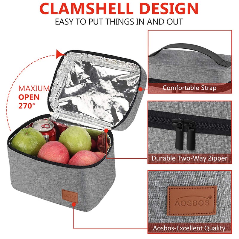 Cool Bag - Small, Light, Insulated Lunch Bag for Work