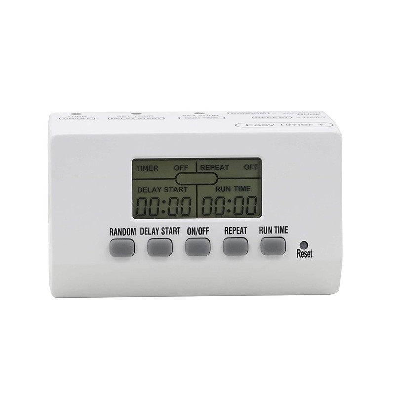 Clear Power Combo Pack: 1-Outlet Grounded EZ Digital Indoor Timer