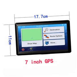 Operitacx 8G Touch Screen Car GPS Navigator Digital Display with Player Supports Truck Mode Intelligent Route Planning Map Updates Voice Navigation for Cars and Trucks