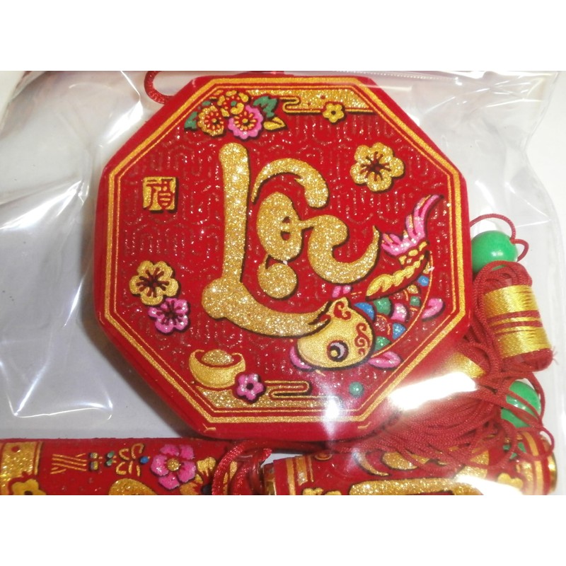 Vietnamese New Year Decorative Plastic Hanging Firecracker 40 inch Long