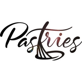Vinyl Wall Decal Lettering Pastries Logo Pastry Bakehouse Stickers Mural Large Decor (g9533) Black